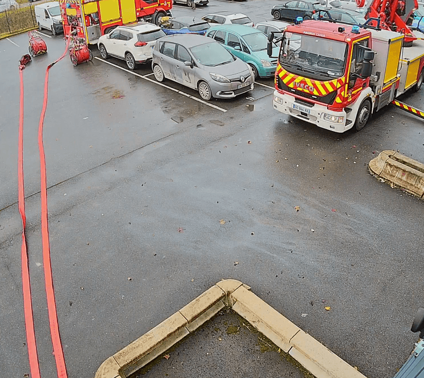 Exercices de sécurité incendie avec le SDIS