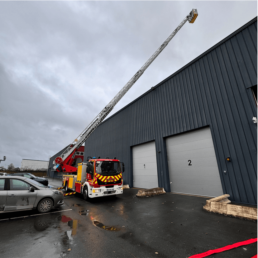 Exercices de sécurité incendie avec le SDIS